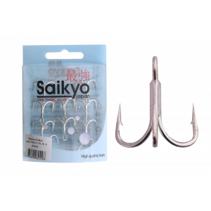 Крючки Saikyo тройн.7056TN 3X № 6 (10шт) Крючки Saikyo тройн.7056TN 3X № 6 (10шт)