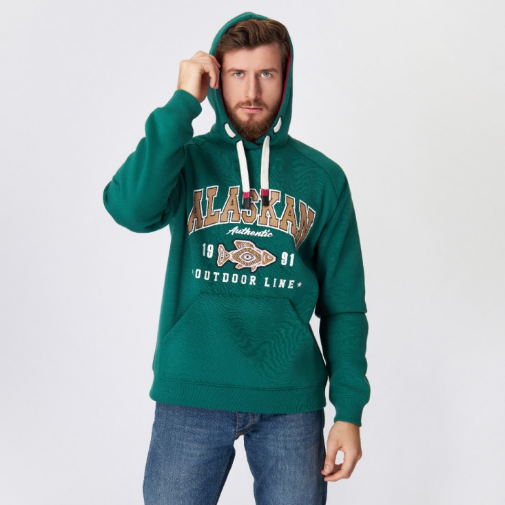 Толстовка Alaskan Promo Hoodie зеленый XXL