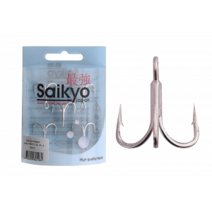 Крючки Saikyo тройн.7056TN 3X № 4 (5шт) Крючки Saikyo тройн.7056TN 3X № 4 (5шт)